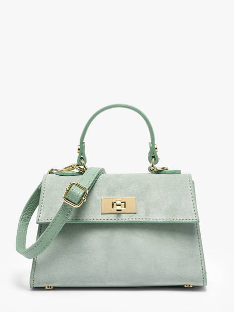 Schoudertas Velvet Caviar Leder Milano Groen velvet caviar VC25116